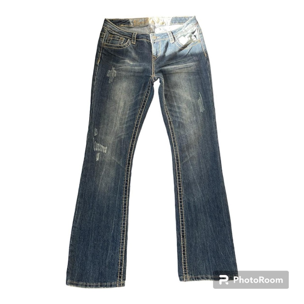 Vintage Y2K 00’s Vanilla Star size 11 low rise jeans
